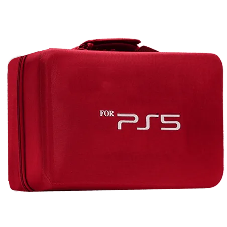 Sac De Rangement Pour Console Ps5 (rouge) - Vue 3