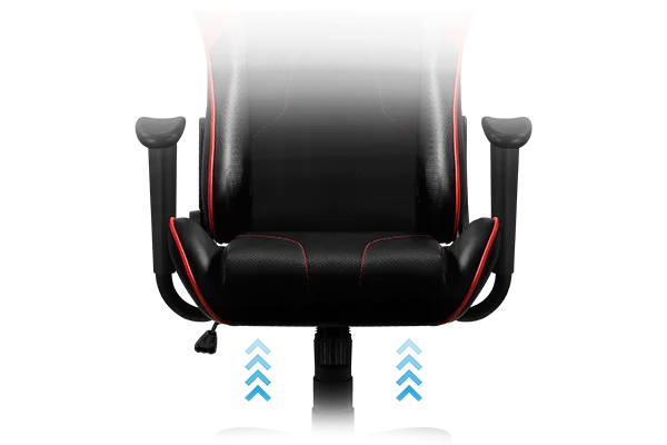 AEROCOOL AC100 AIR Rouge + COMBO GAMER SH (Casque, Clavier, Souris, Tapis) - Vue 4