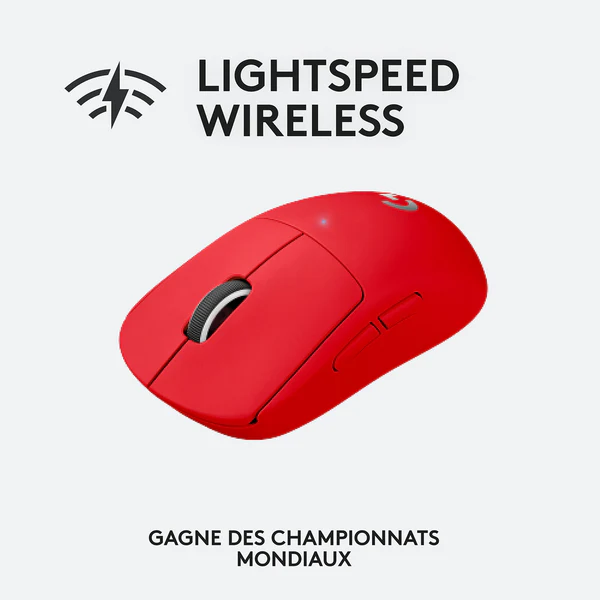 Logitech Wireless Gaming Pro X Superlight (Magenta) - Vue 3