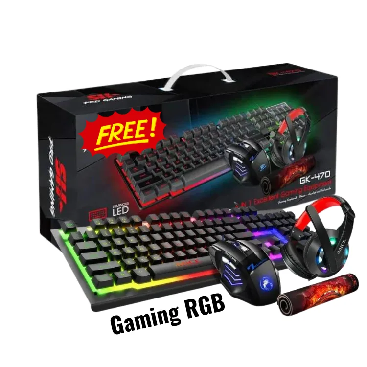 AEROCOOL AC100 AIR Rouge + COMBO GAMER SH (Casque, Clavier, Souris, Tapis) - Vue 9
