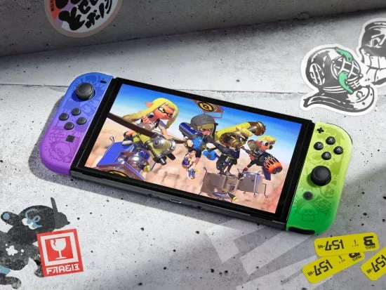 Console Nintendo Switch – Édition OLED Splatoon 3 | Prix au Maroc - Vue 3
