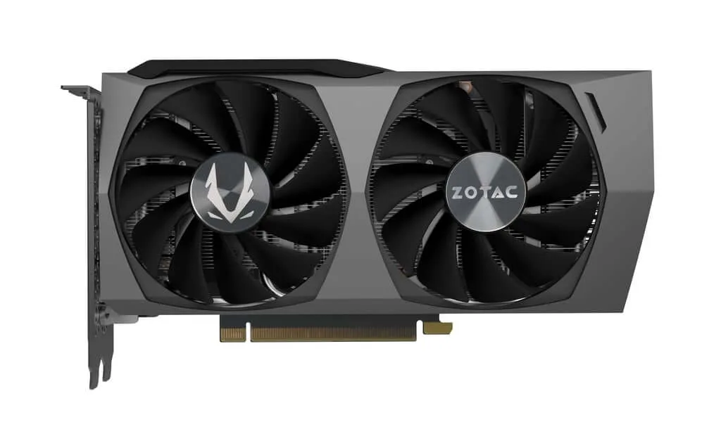 ZOTAC GeForce RTX 3060 Ti Twin Edge (LHR) - Vue 4