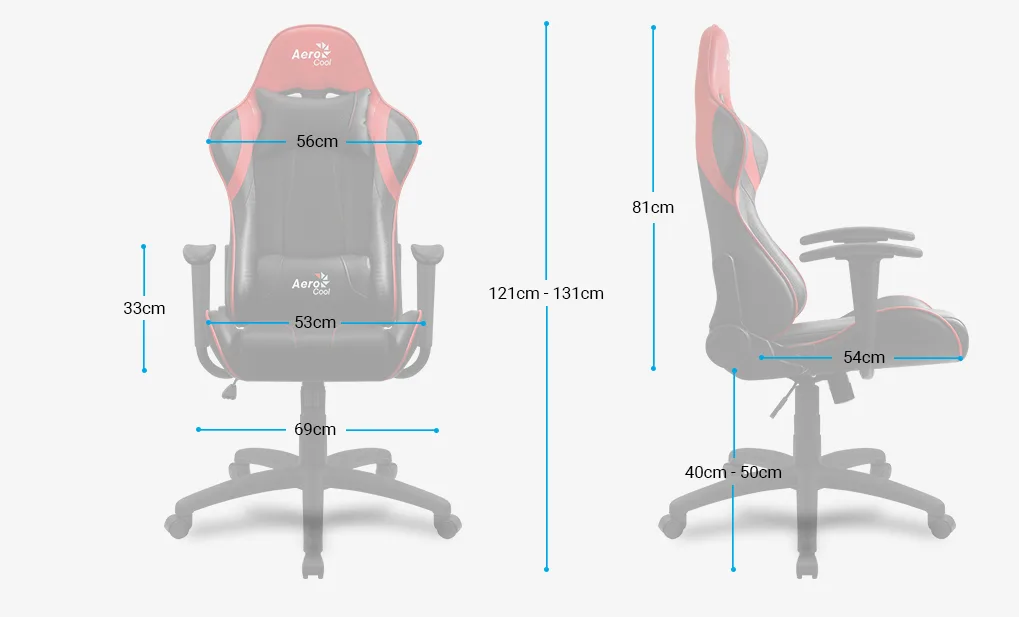 AEROCOOL AC100 AIR Rouge + COMBO GAMER SH (Casque, Clavier, Souris, Tapis) - Vue 8