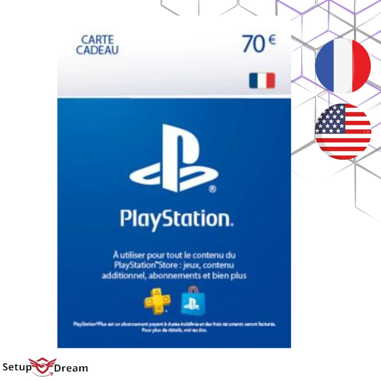 Carte PlayStation Store 70€