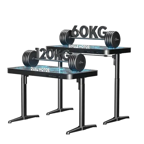 Bureau Gamer RGB adjustable HA 01 deadskull - Vue 3