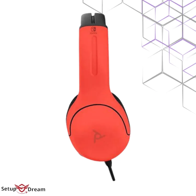 Casque filaire Gaming pour Nintendo Switch Bleu et Rouge - Vue 4