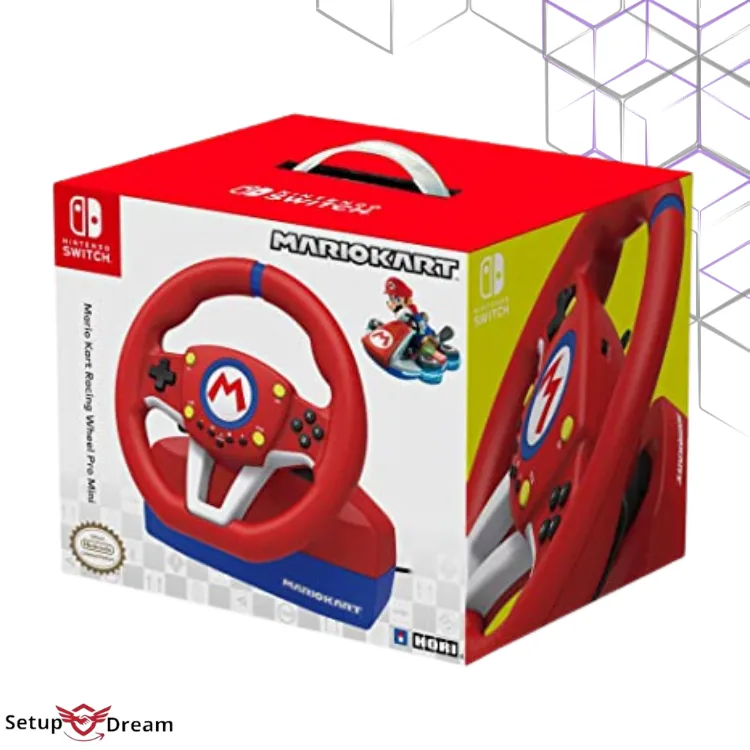 VOLANT DE COURSE HORI NSW MARIO KART PRO MINI (NSW-204A) - Vue 6