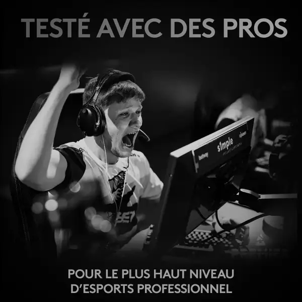 Logitech Wireless Gaming Pro X Superlight Noir - Vue 4