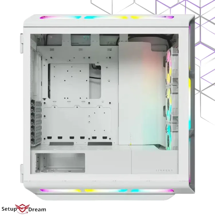Boîtier Corsair iCUE 5000T RGB Blanc | Prix Maroc - Vue 4