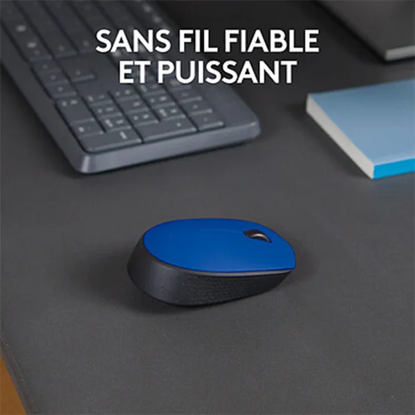 Souris Logitech M171 Wireless (Bleu)