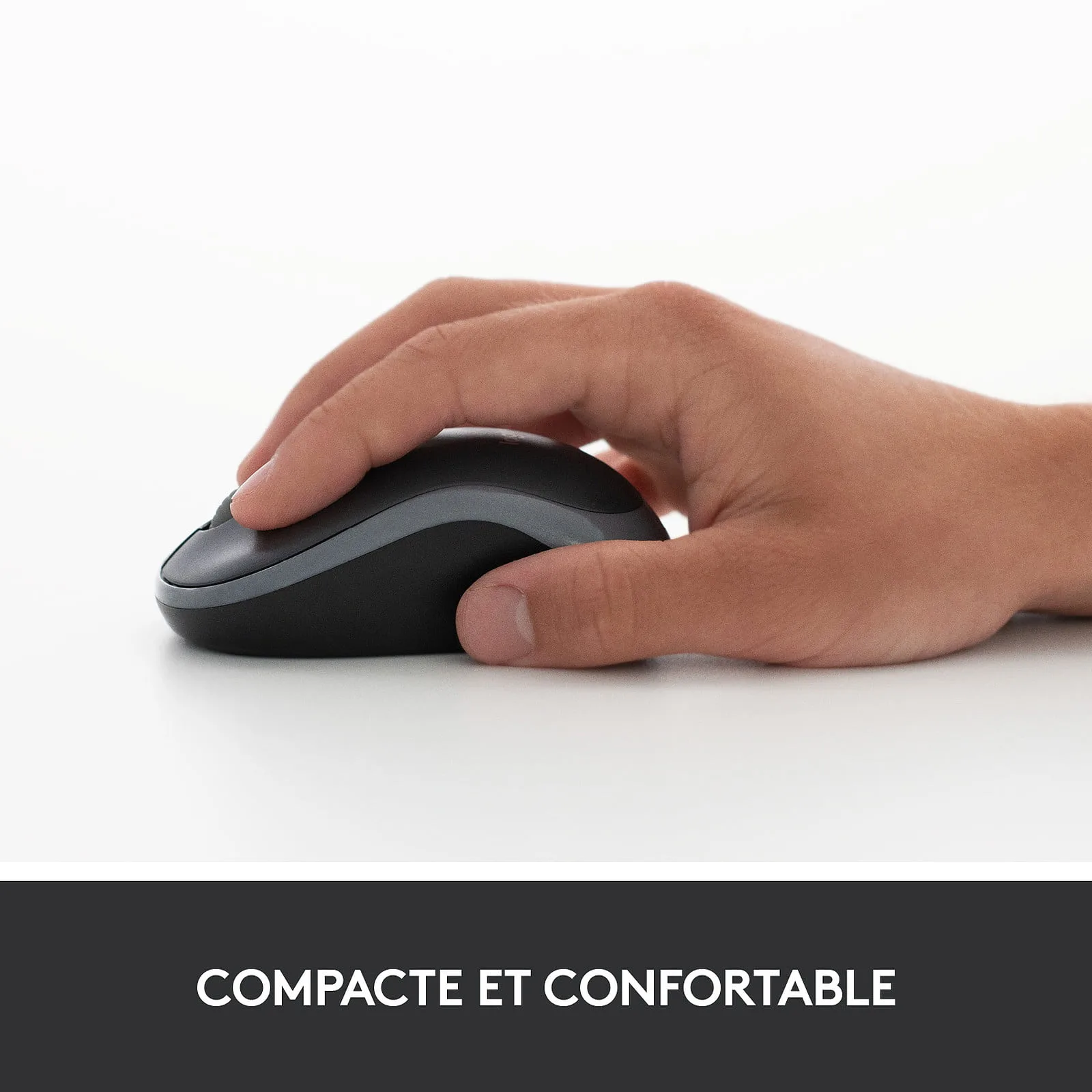 Souris Logitech Wireless M185 (Gris) - Vue 5