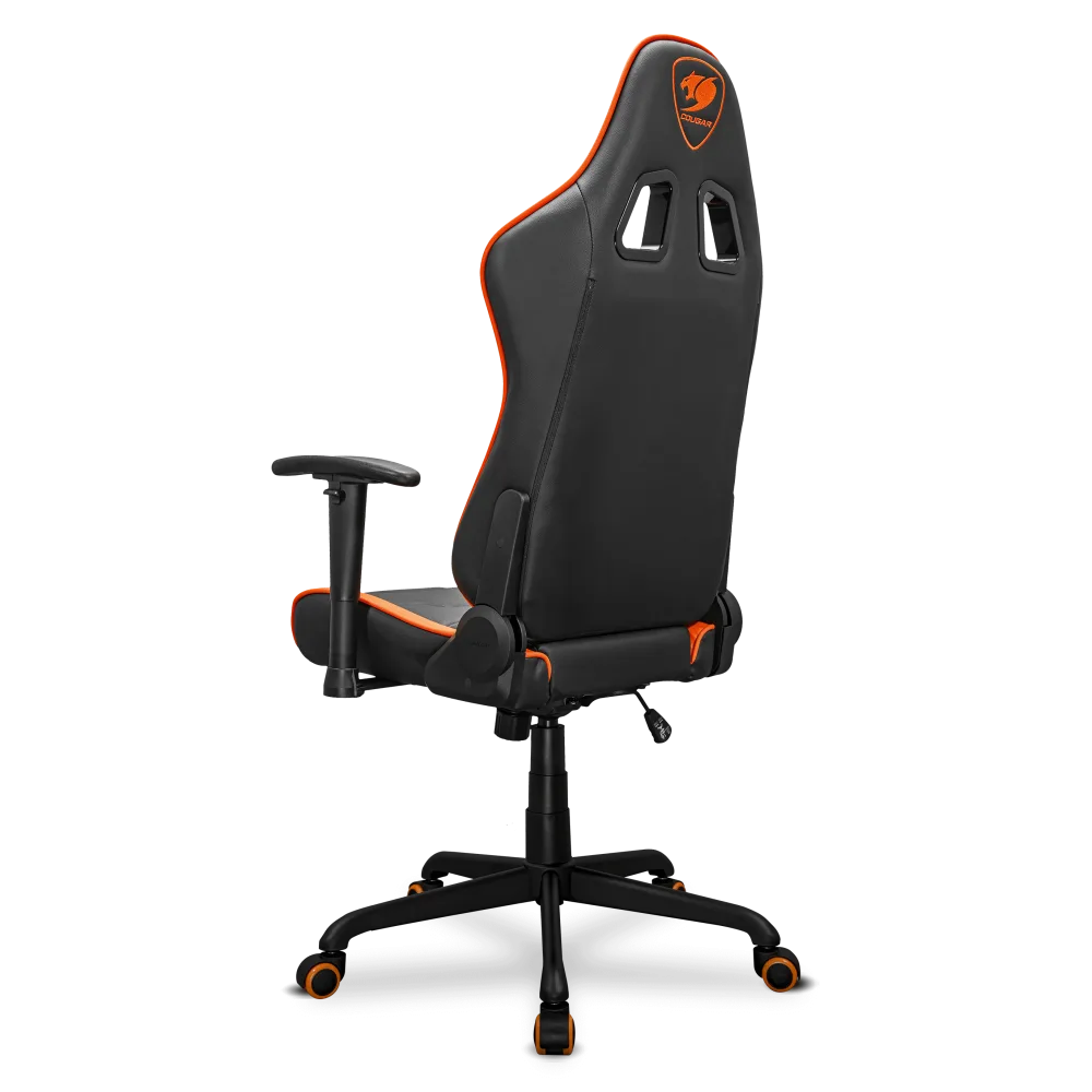 Cougar ARMOR ELITE Orange & Black Chaise Gaming | Prix Maroc - Vue 4