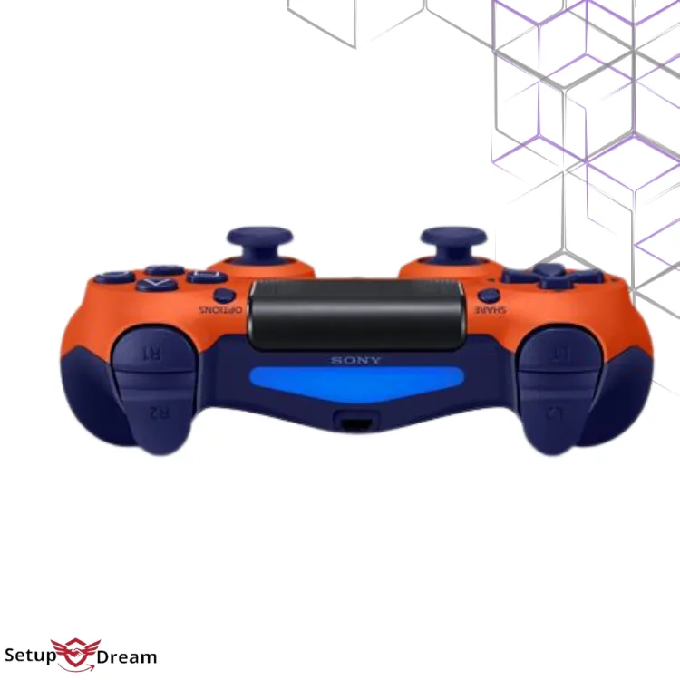 Manette PS4 Sony DualShock 4 Sans fil V2 Sunset Orange - Vue 4