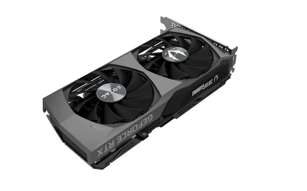 ZOTAC GeForce RTX 3060 Ti Twin Edge (LHR) - Vue 3