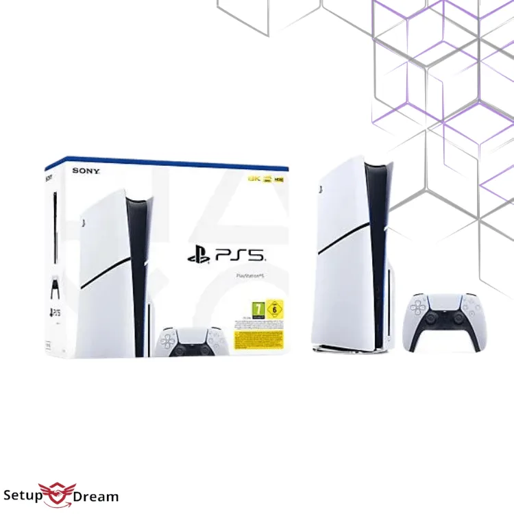 Console Ps5 slim + jeu Fc 24 Ps5 - Vue 3