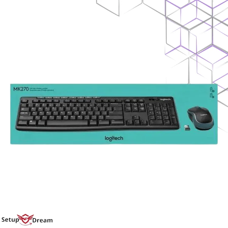 Logitech MK270 Wireless Combo - Vue 3