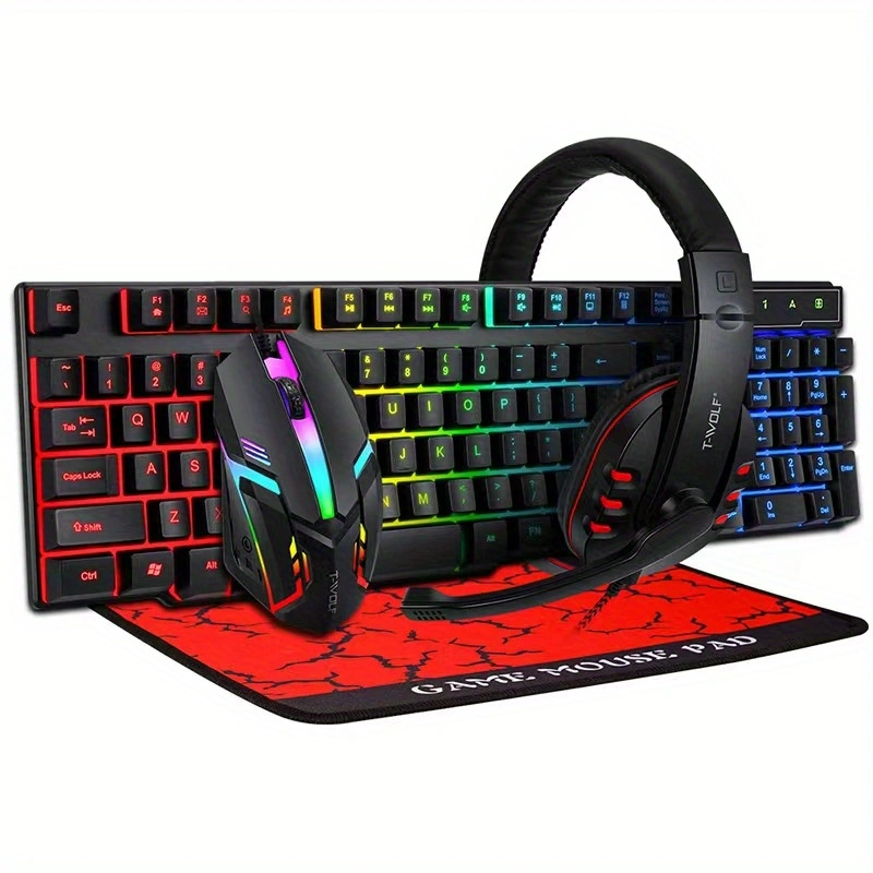 Pack Gaming DeadSkull 4 en 1 (Casque + Souris + Clavier + Tapis)